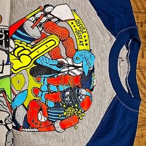 Two boys Under Armour shirts